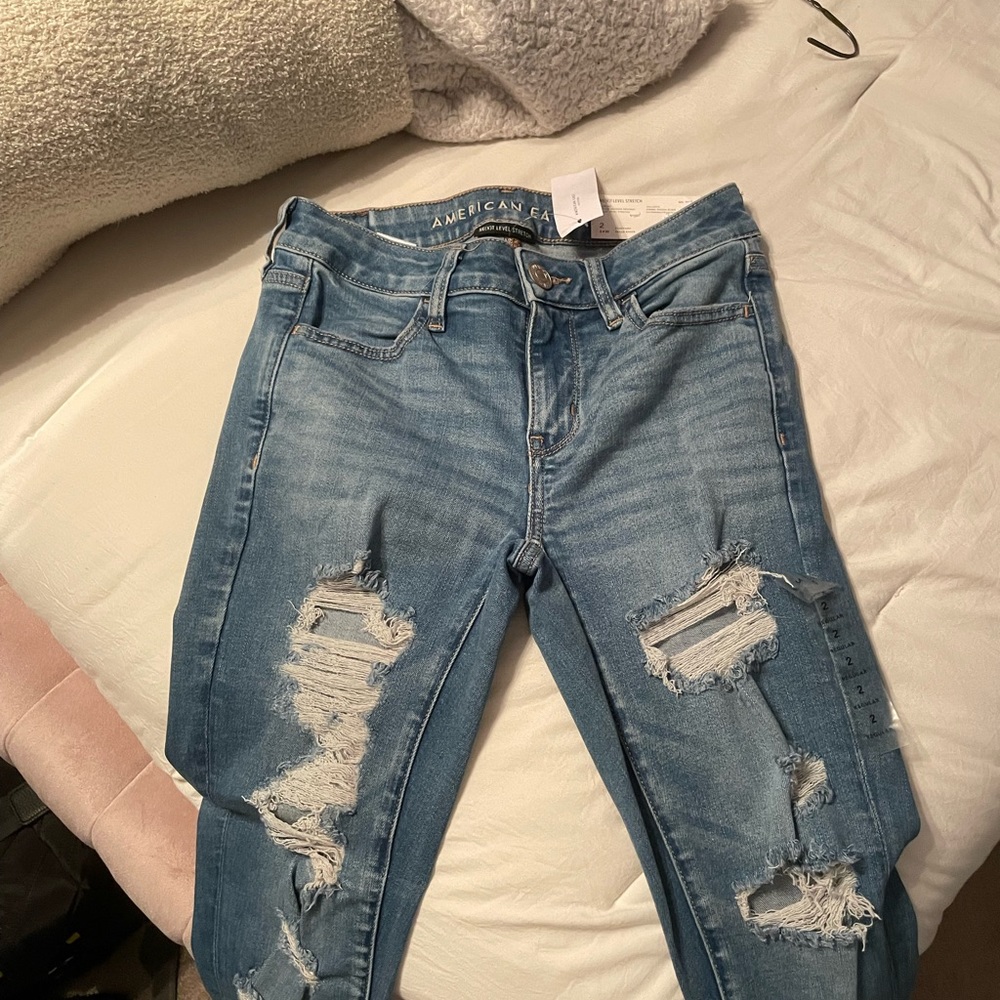 American Eagle Distressed Skinny Jeans